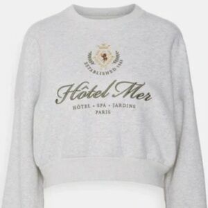 Abercrombie & Fitch Destination Crewneck Sweatshirt in Grey